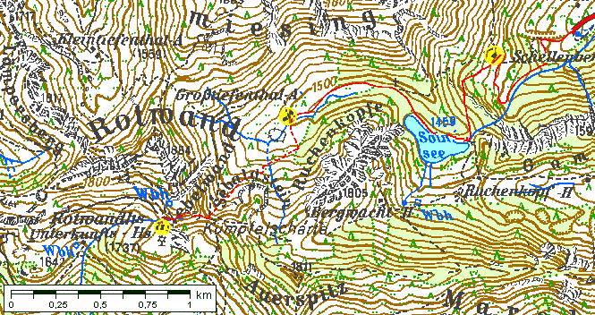 Teilroute 2, 1:50.000