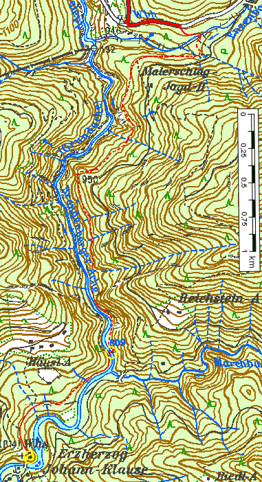Teilroute 3, 1:50.000