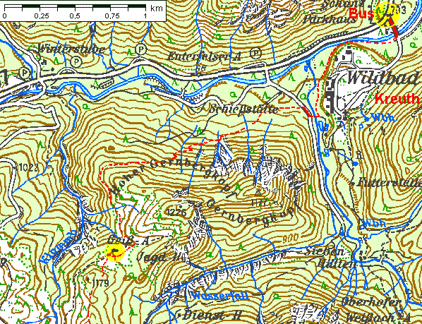 Teilroute 3, 1:50.000