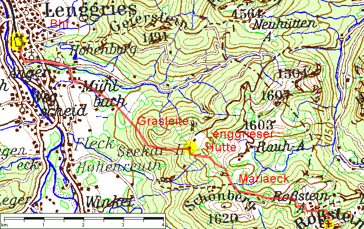 Teilroute 2, 1:200.000