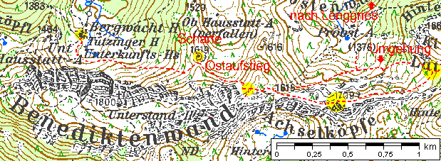 Teilroute 3, 1:50.000