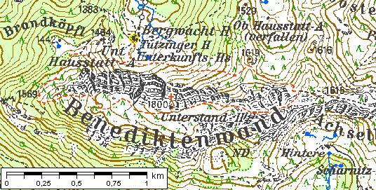 Route, 1:50.000