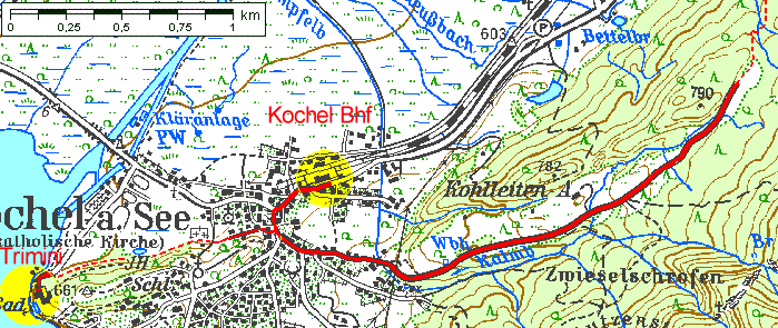Teilroute 3, 1:50.000
