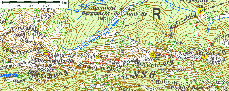 Teilroute 2, 1:50.000