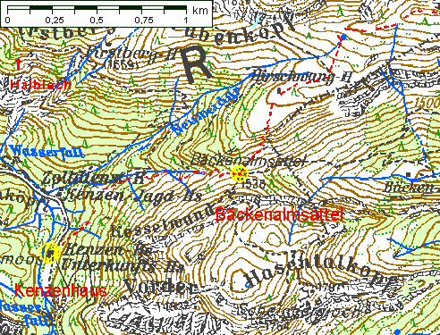 Teilroute 3, 1:50.000