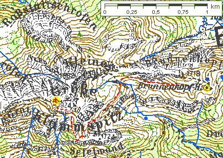 Teilroute 2, 1:50.000