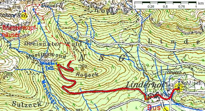 Route, 1:50.000