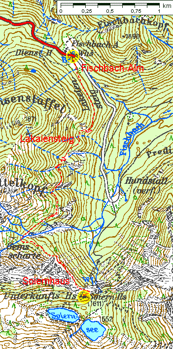 Teilroute 3, 1:50.000